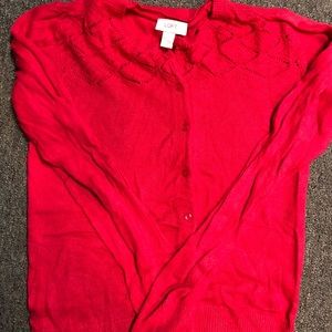 Red Loft cardigan